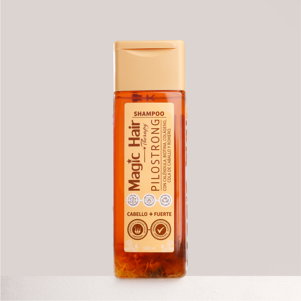 Magic Hair Shampoo Caida Cabello Pilostrong Con Caléndula x500ml