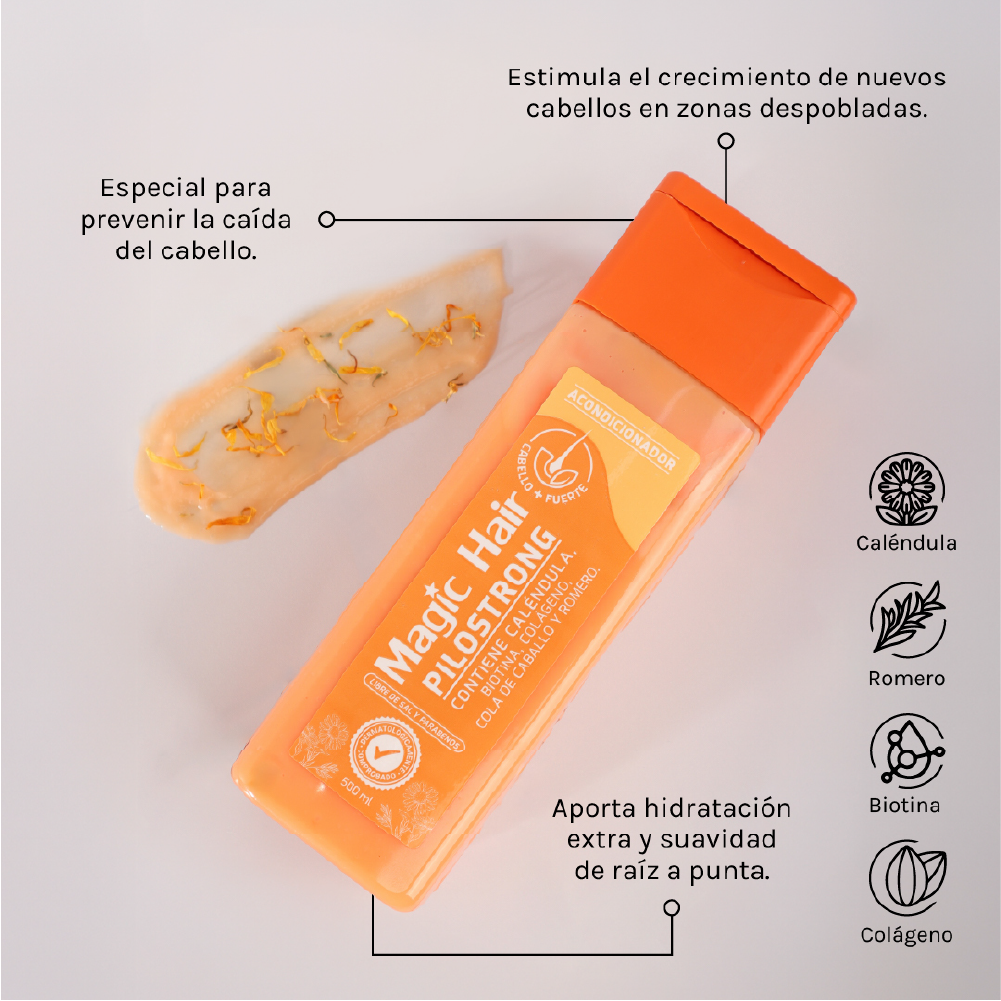 Magic Hair Acondicionador Caida Cabello Pilostrong Con Calendula x500ml