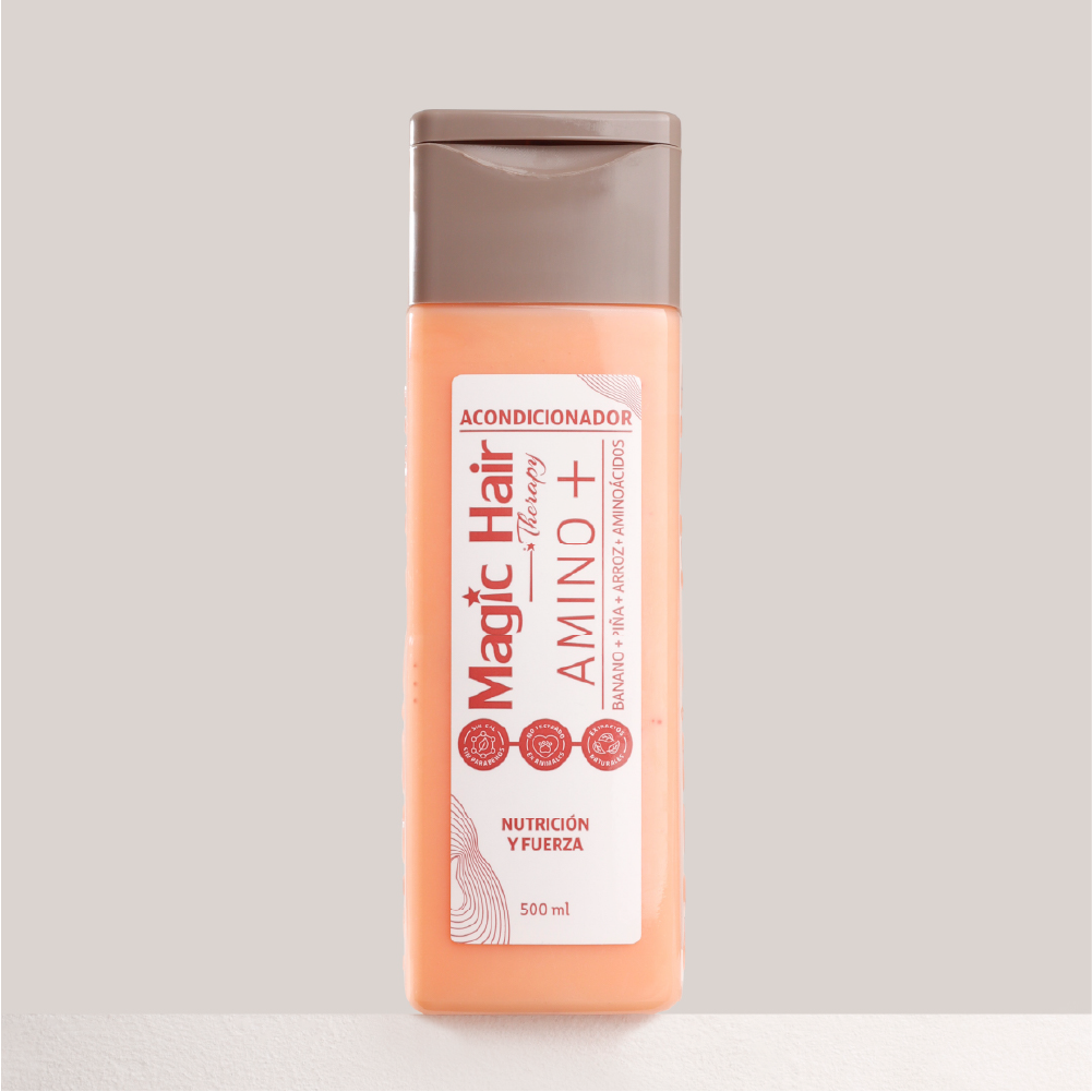 Magic Hair Acondicionador sin Sal para la Caida del Cabello Amino+ Nueva Formula 500ml