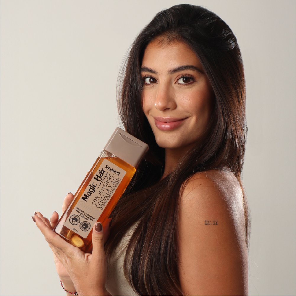 Magic Hair Shampoo de Jengibre, Cebolla y Ají x500ml