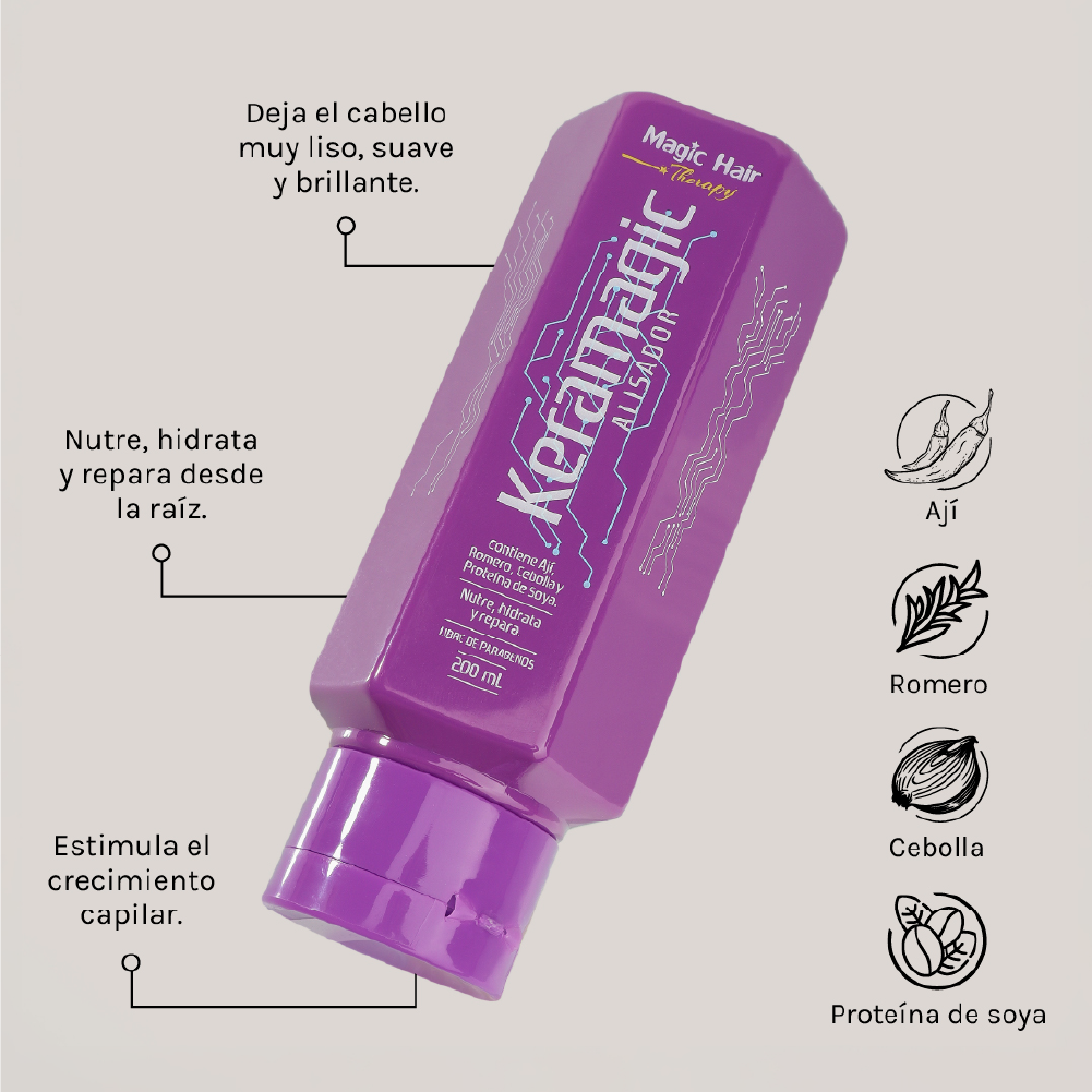 Magic Hair Keratina Magic Morada x200ml