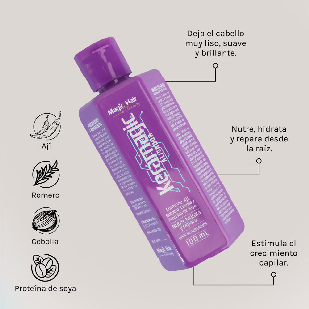 Magic Hair Keratina Magic Morada x100ml pequena