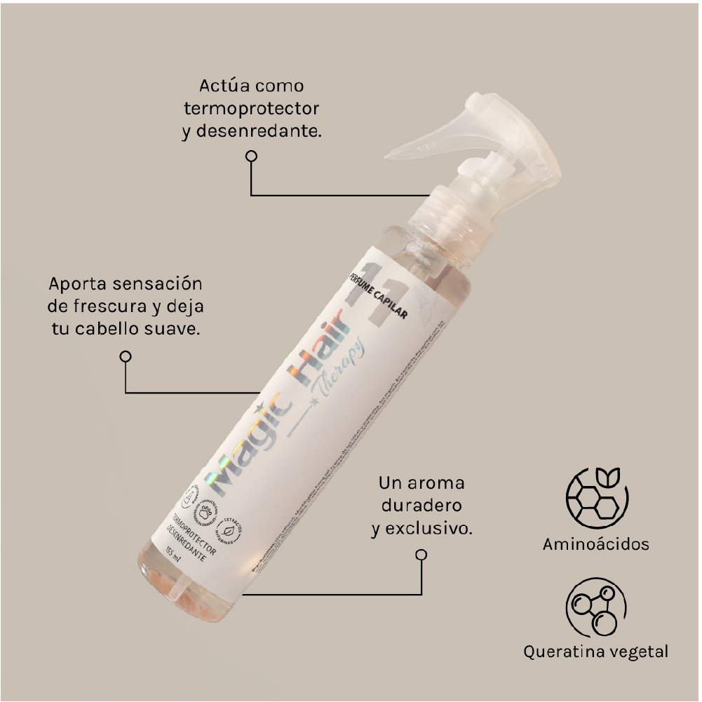 Magic Hair Termo protector para el cabello Aroma fresco #11 x155ml
