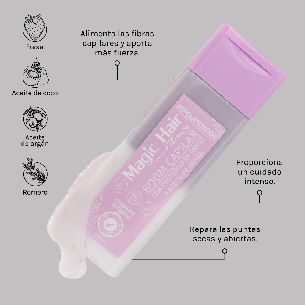 Magic Hair Tratamiento BOOM Repolarizador Cabello Seco y Maltratado
