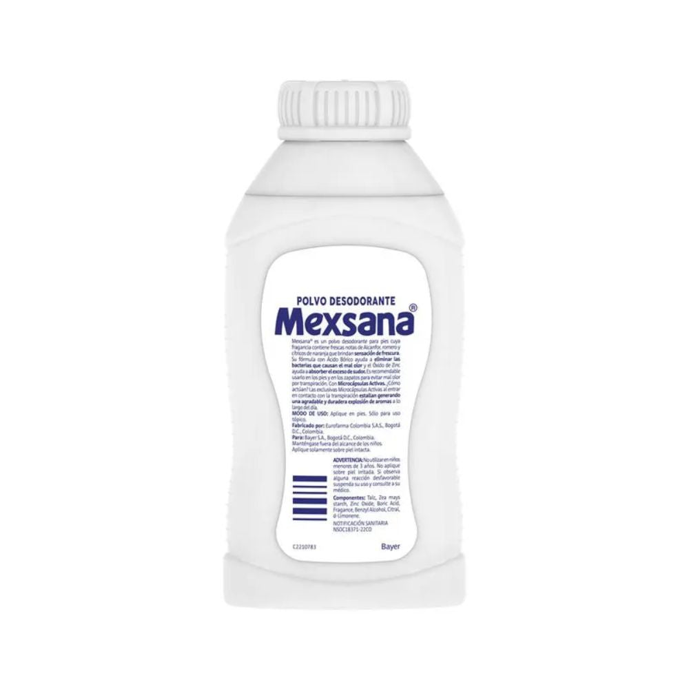 Talco Mexsana medicado antibacterial x 85 gr