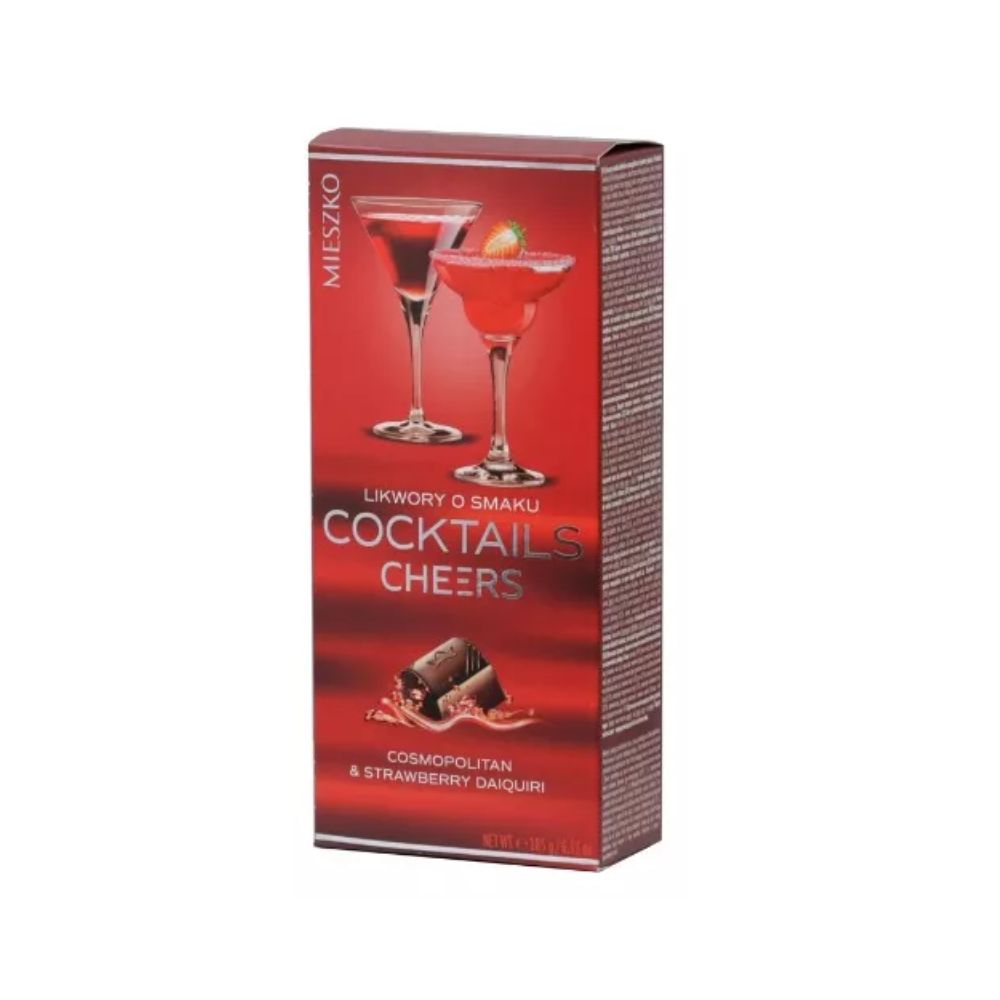 Mieszko Chocolate Cocktails Cheers Cosmopolitan and Strawberry Daiquiri 180gr