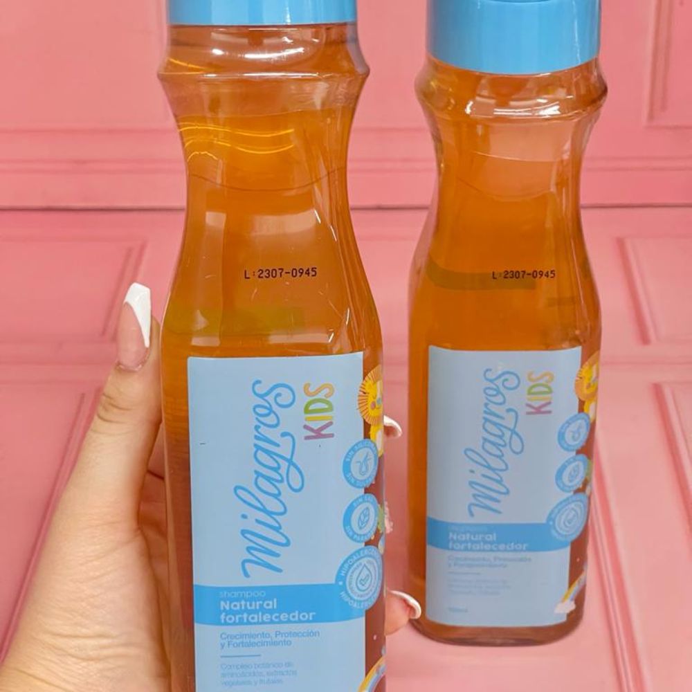 Milagros Shampoo Natural Fortalecedor Kids 500mL