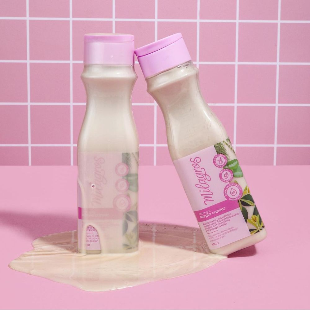 Milagros Shampoo Magia capilar y Milagros biorepolarizador capilar (2 pack)