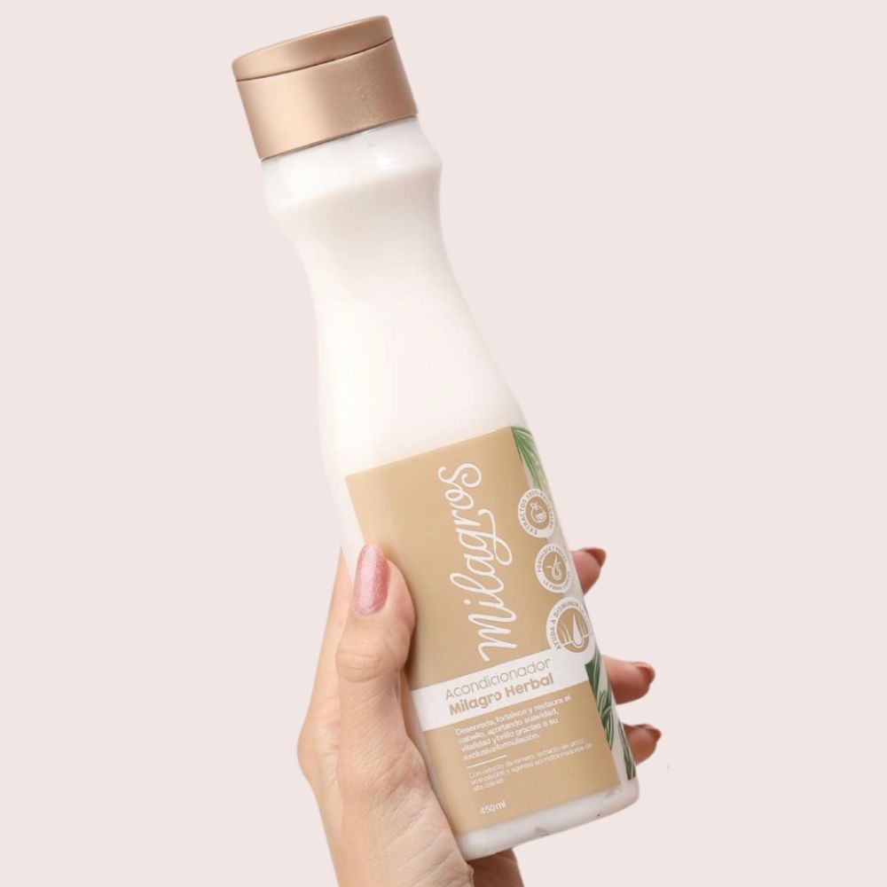 Milagros Herbal Miracle Shampoo and Herbal Miracle Conditioner (2 Pack)