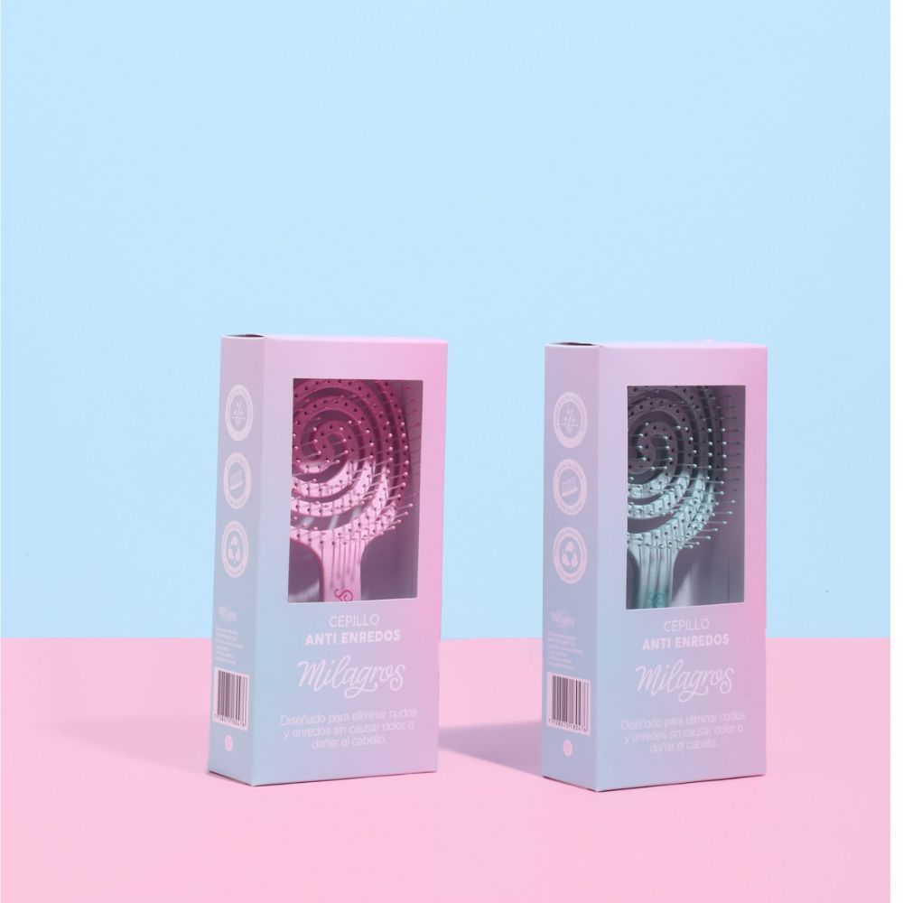 Milagros Kit antifrizz (5 Pack) Shampoo emergencia capilar milagro, biorepolarizador Milagro, tratamiento magia capilar milagro termoprotector anti friz y Cepillo antienredos milagro