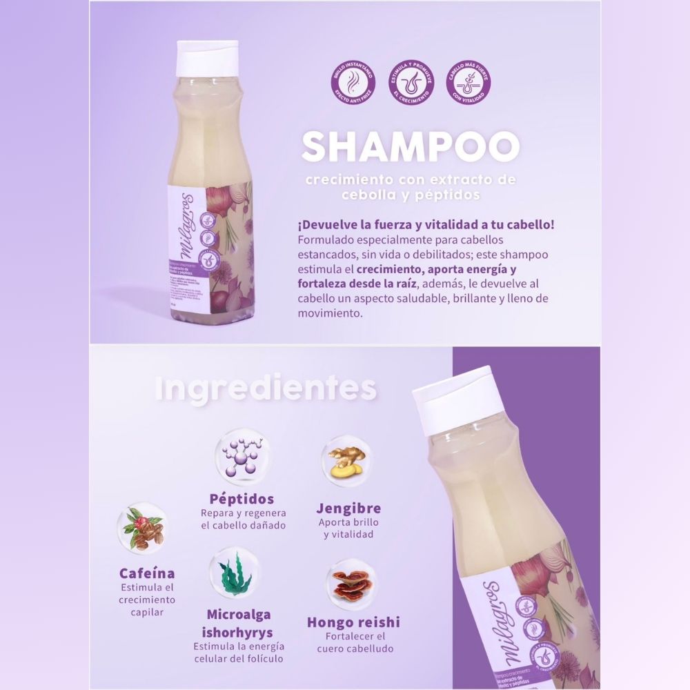 Milagros Natural Strengthening Shampoo Kids 500mL 