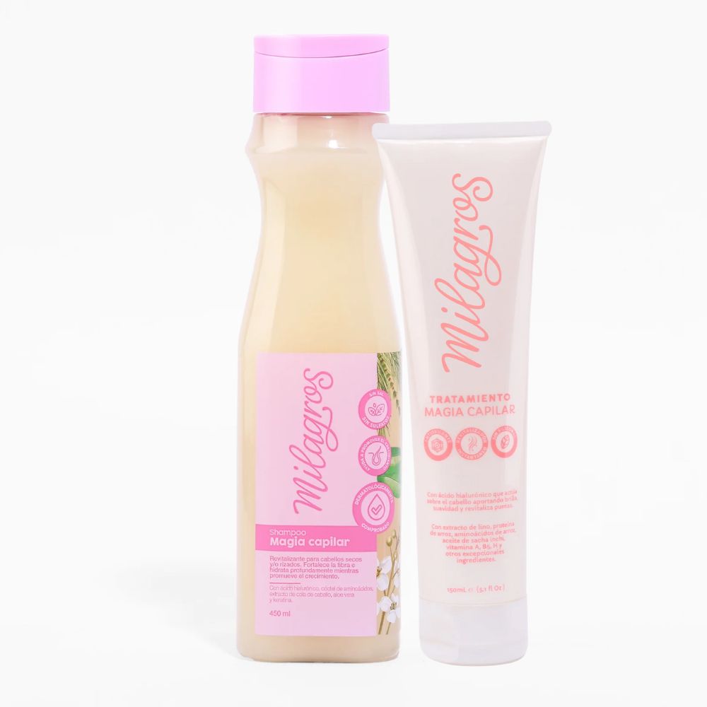 Milagros Shampoo Magia Capilar y Tratamiento Magia Capilar Milagros (2 pack)