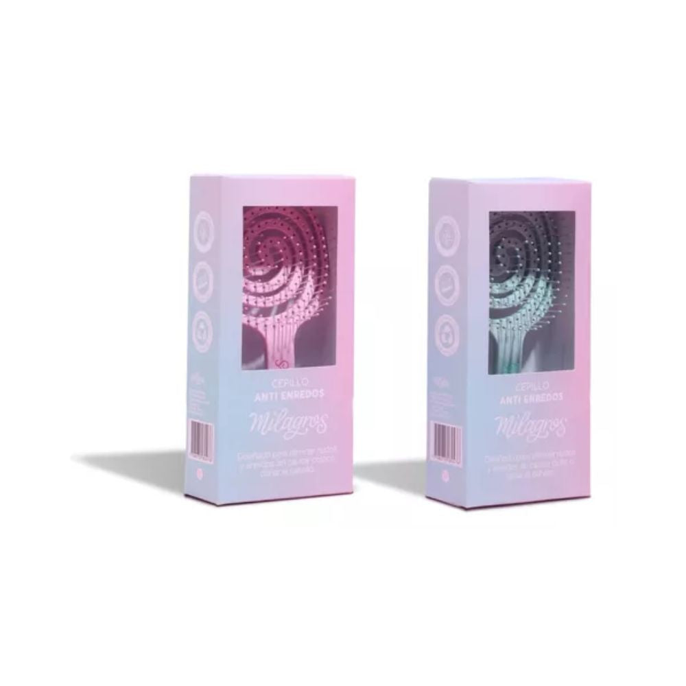 Milagros Termoprotector Desenredante, Tratamiento Magia Capilar y Cepillo desenredante  (3 pack)