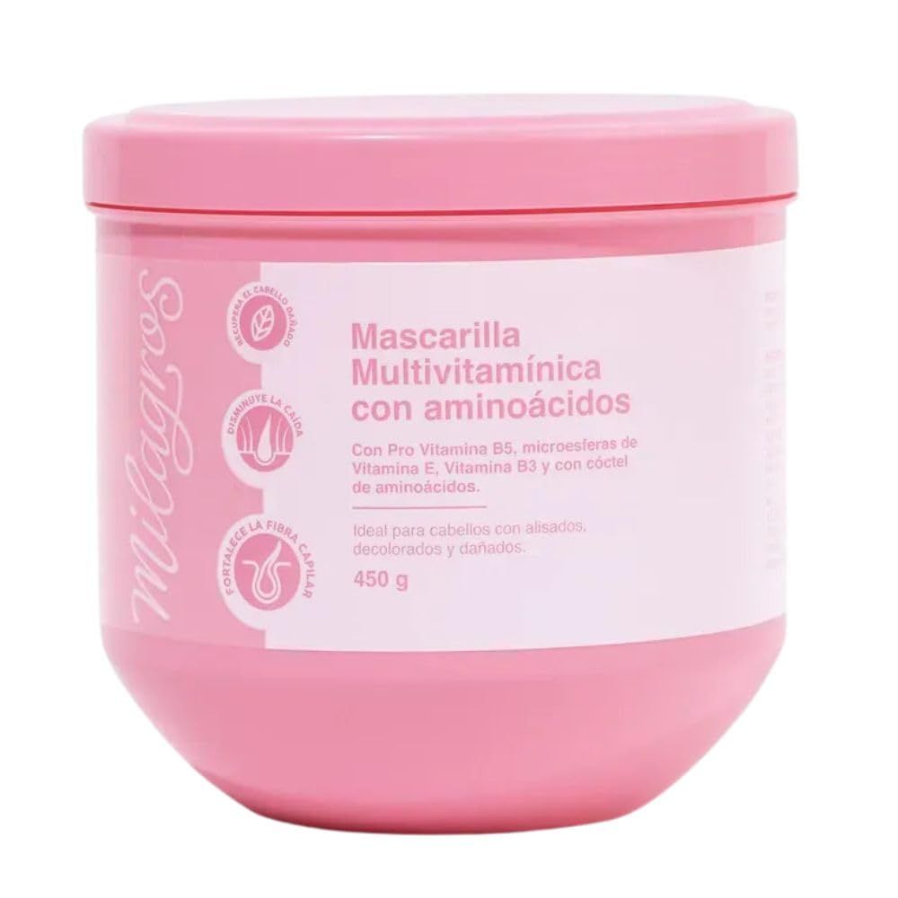 Miracles Rice Shampoo and Miracles Multivitamin Hair Mask (2 Pack) 