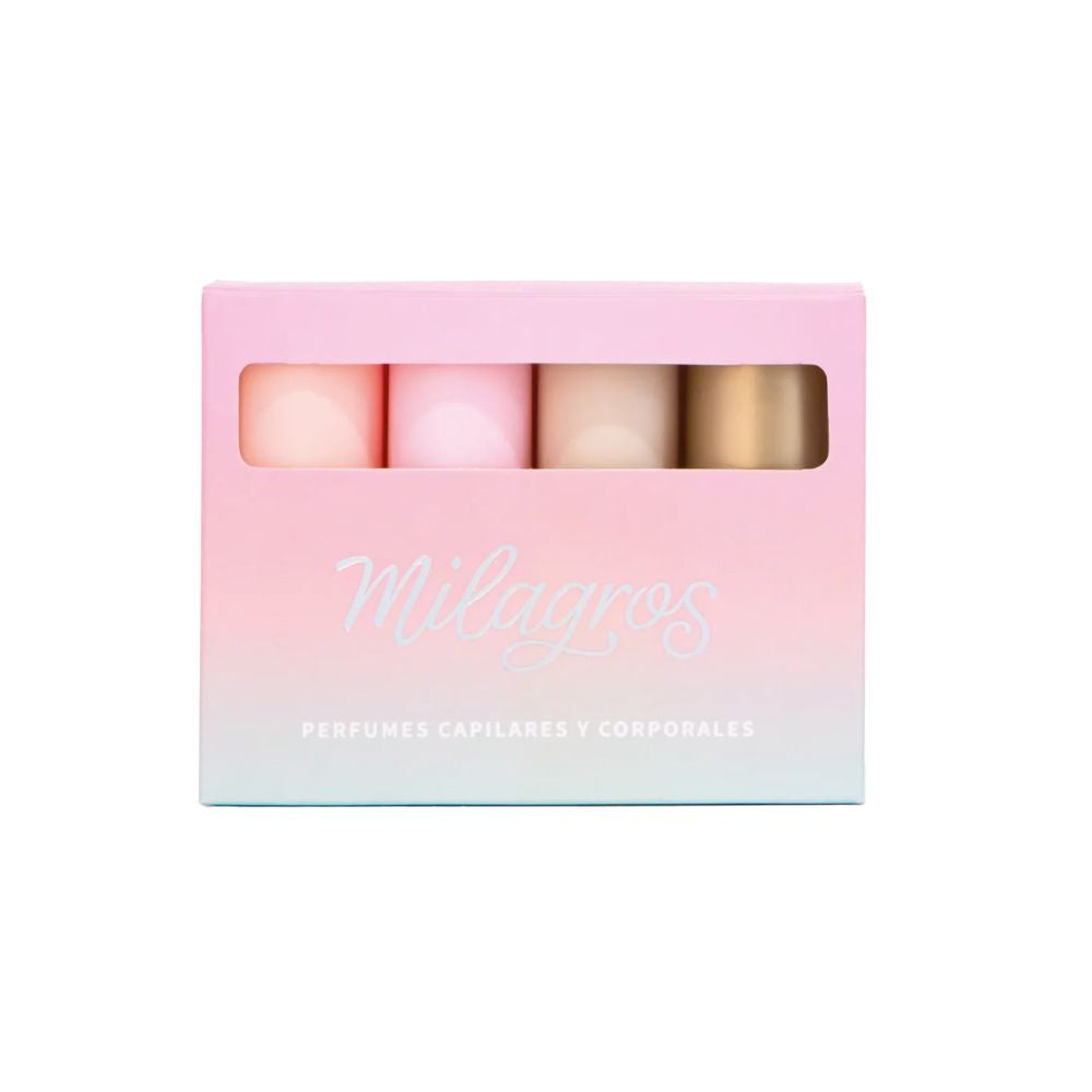 Milagros Kit Mini Perfumes capilares x 4 unid - 30mL cada uno
