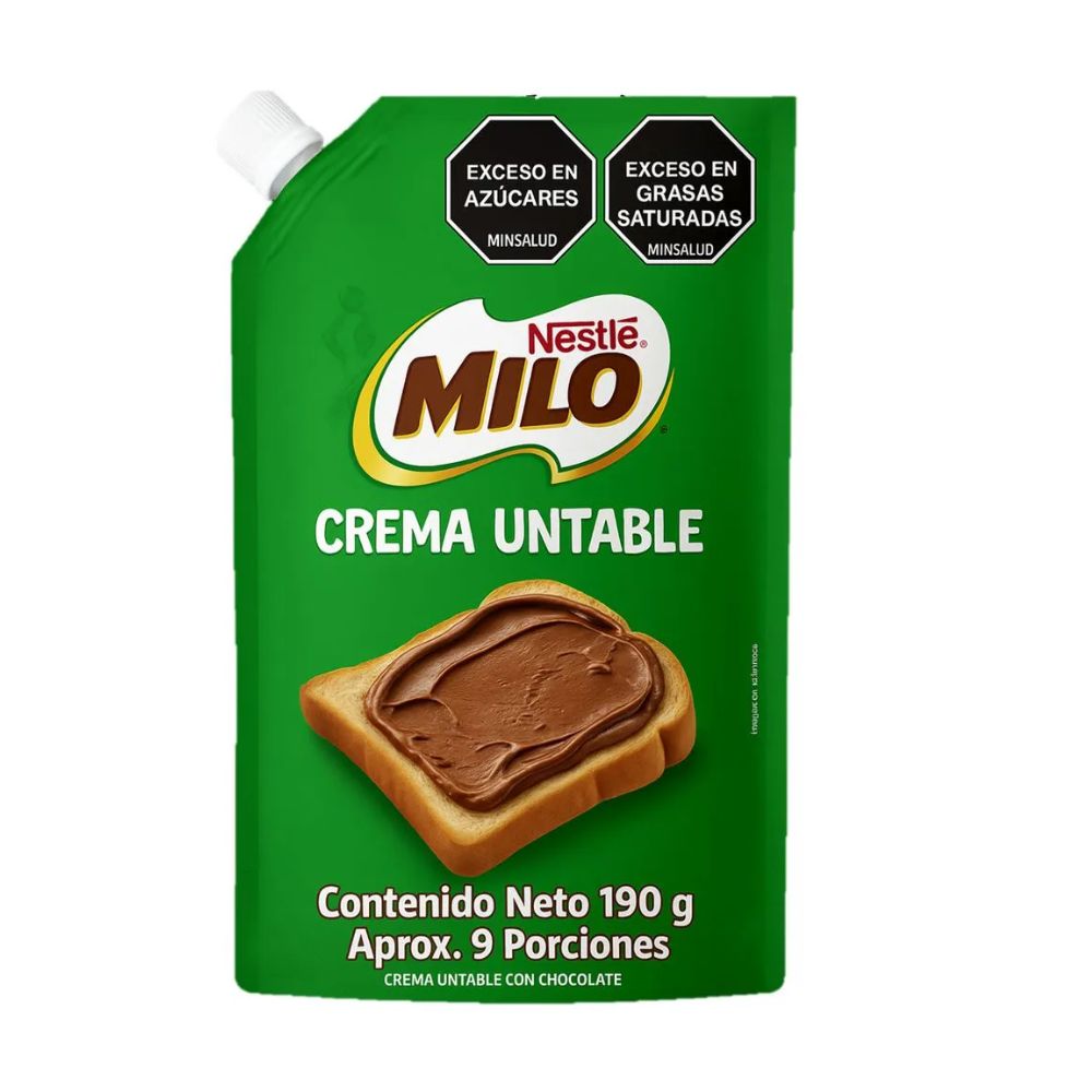 Milo Crema Untable x190g