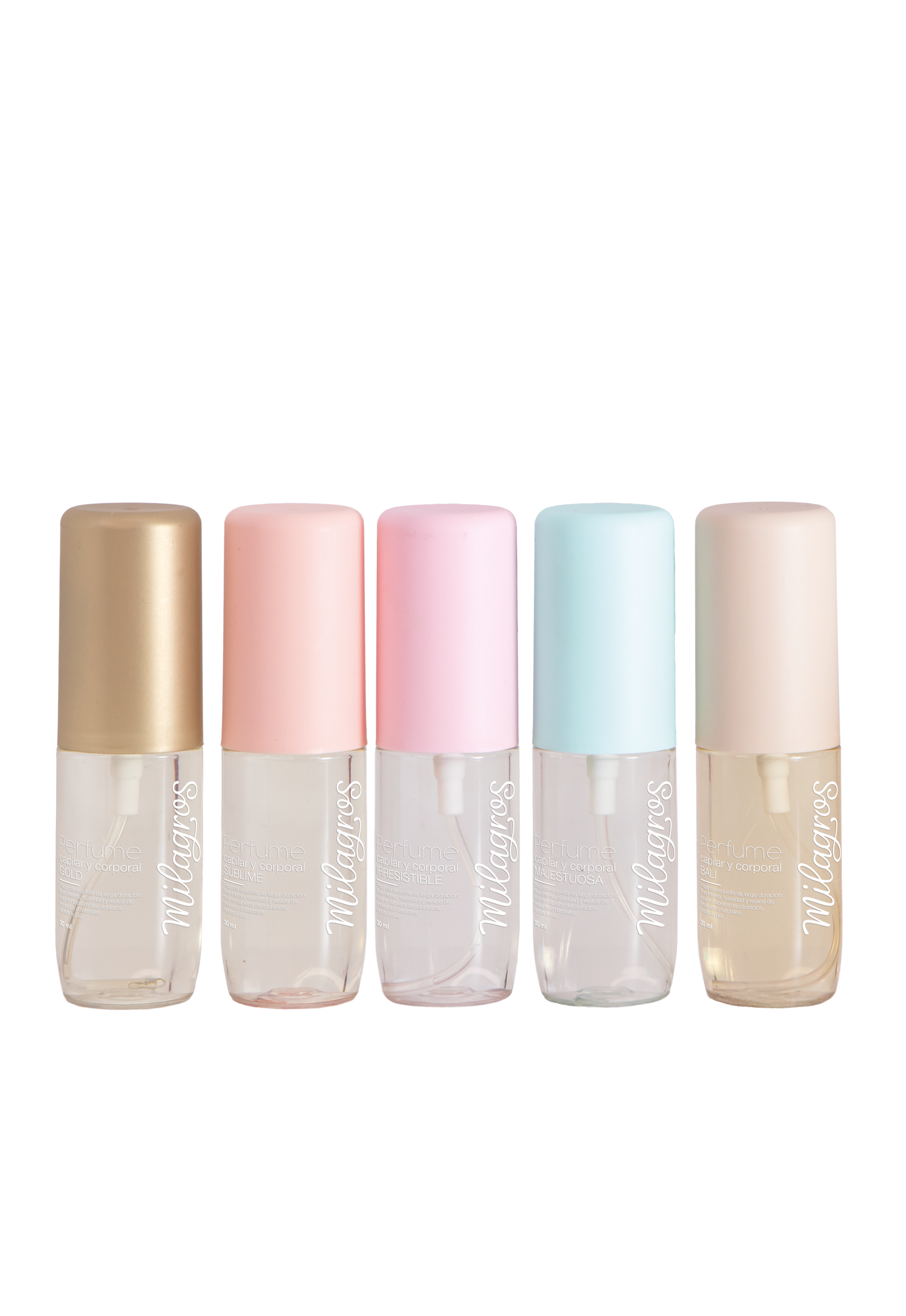 Milagros Kit 5 Mini Perfumes 30mL cada uno