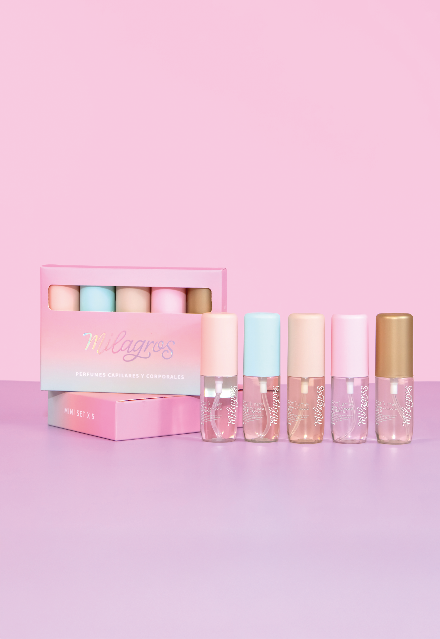 Milagros Kit 5 Mini Perfumes 30mL cada uno