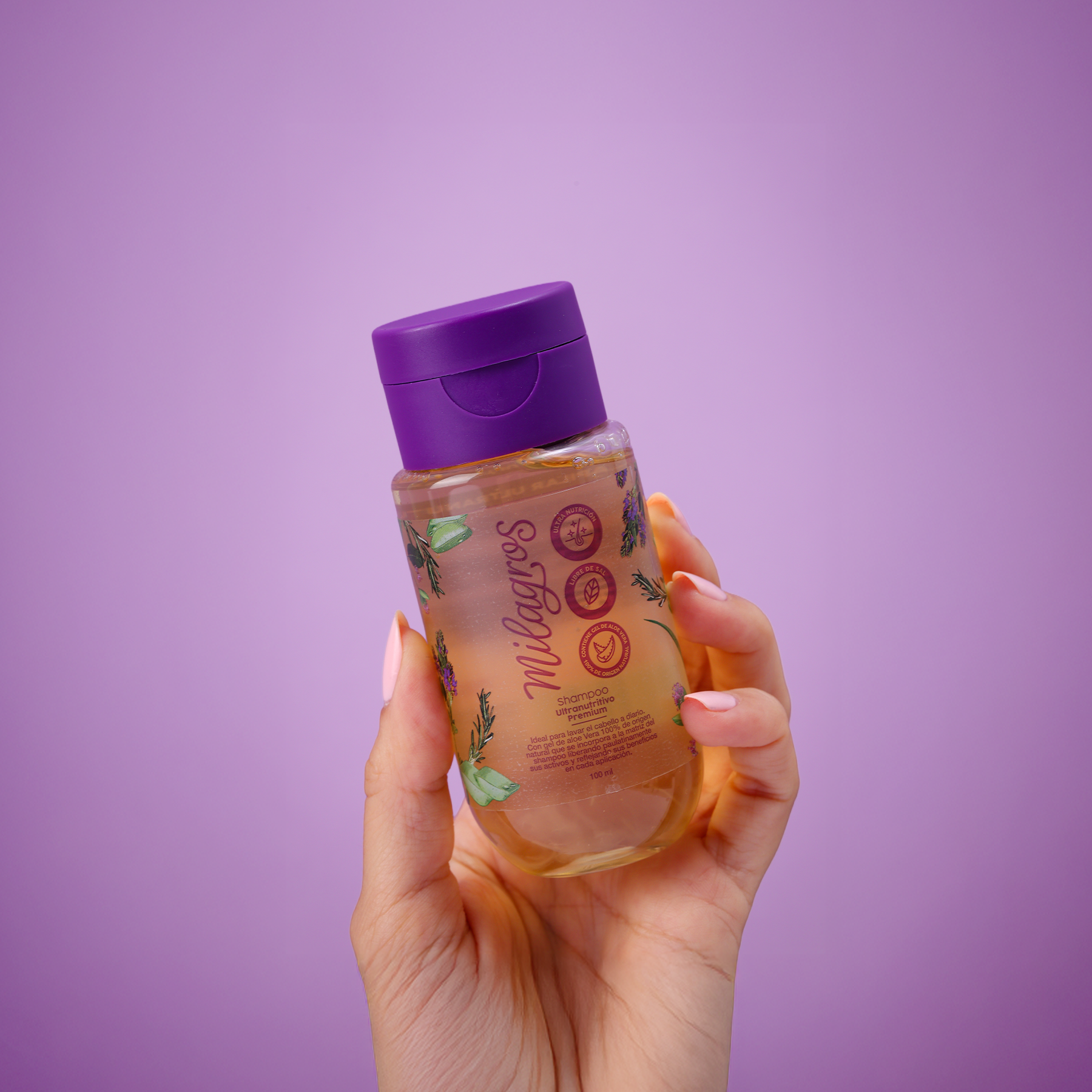 Milagros Mini Shampoo Ultra Nutritivo Premium 100ml