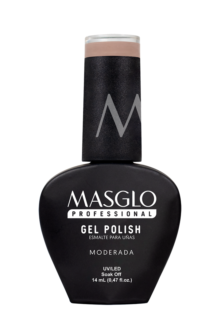 MODERATE - SEMI-PERMANENT ENAMEL MASGLO PROFESSIONAL GEL POLISH 14 ML CREAMY - CAFE RANGE