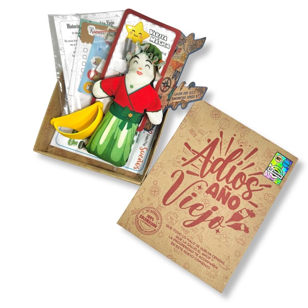 Muñeco año Viejo Mujer - New Years Doll año Viejo kit Women