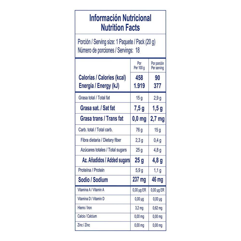 Galletas de mantequilla Muuu x18 paquetes x 351g