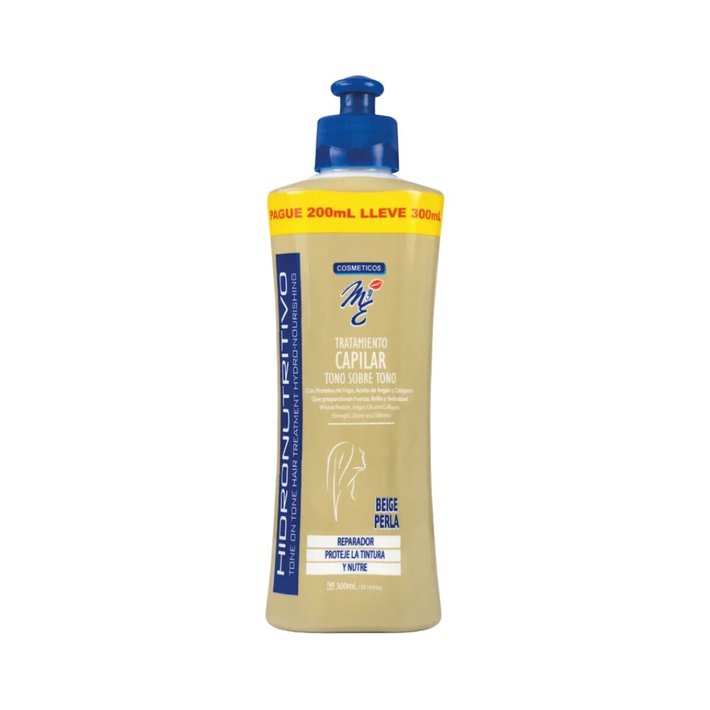 MyE Tono sobre Tono Tratamiento capilar Beige Perla 300mL