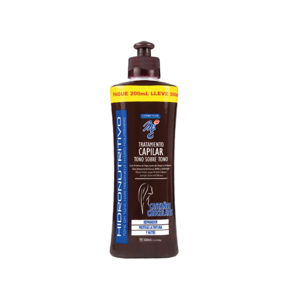 MyE Tono sobre Tono Tratamiento capilar Castano Chocolate 300mL