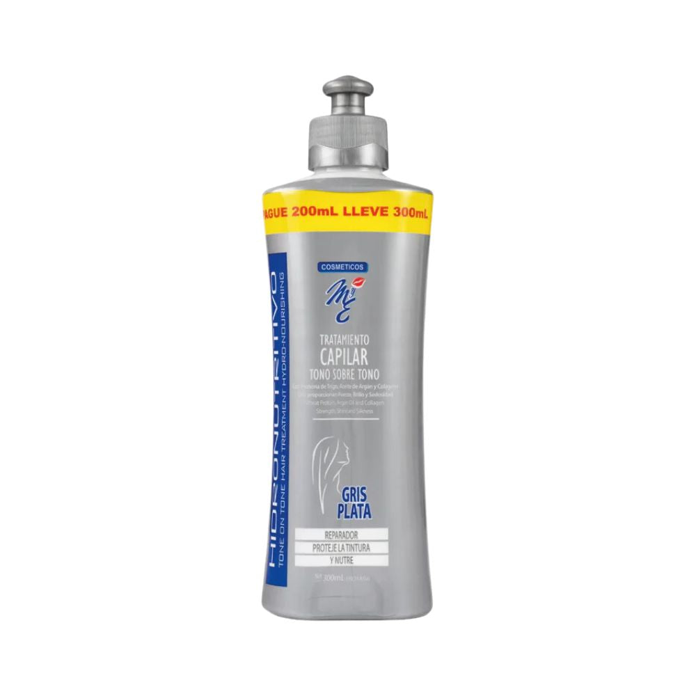 MyE Tono sobre Tono Tratamiento capilar Gris Plata 300mL