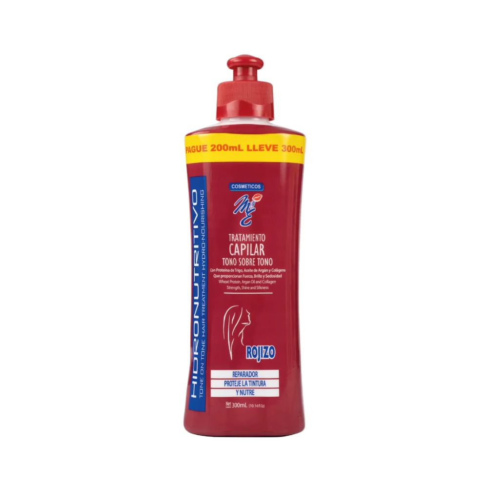 MyE Tono sobre Tono Tratamiento capilar Rojizo 300mL
