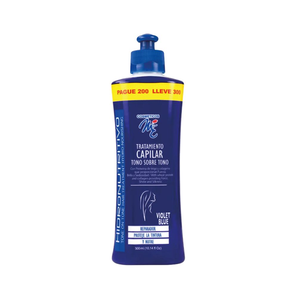 MyE Tono sobre Tono Tratamiento capilar Violet Blue 300mL