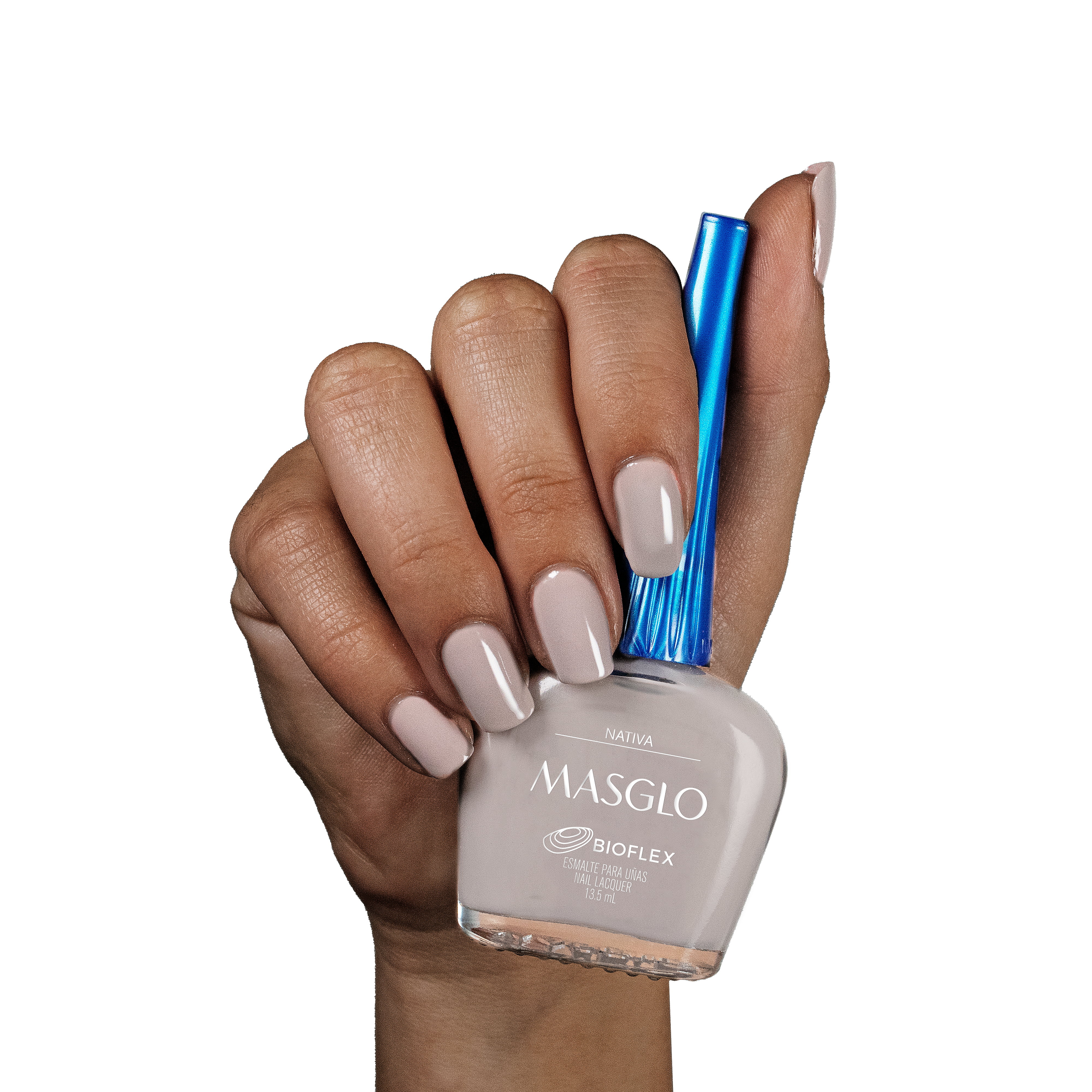 NATIVA - ESMALTE TRADICIONAL CREMOSO MASGLO 13,5 ML - GAMA MARRON