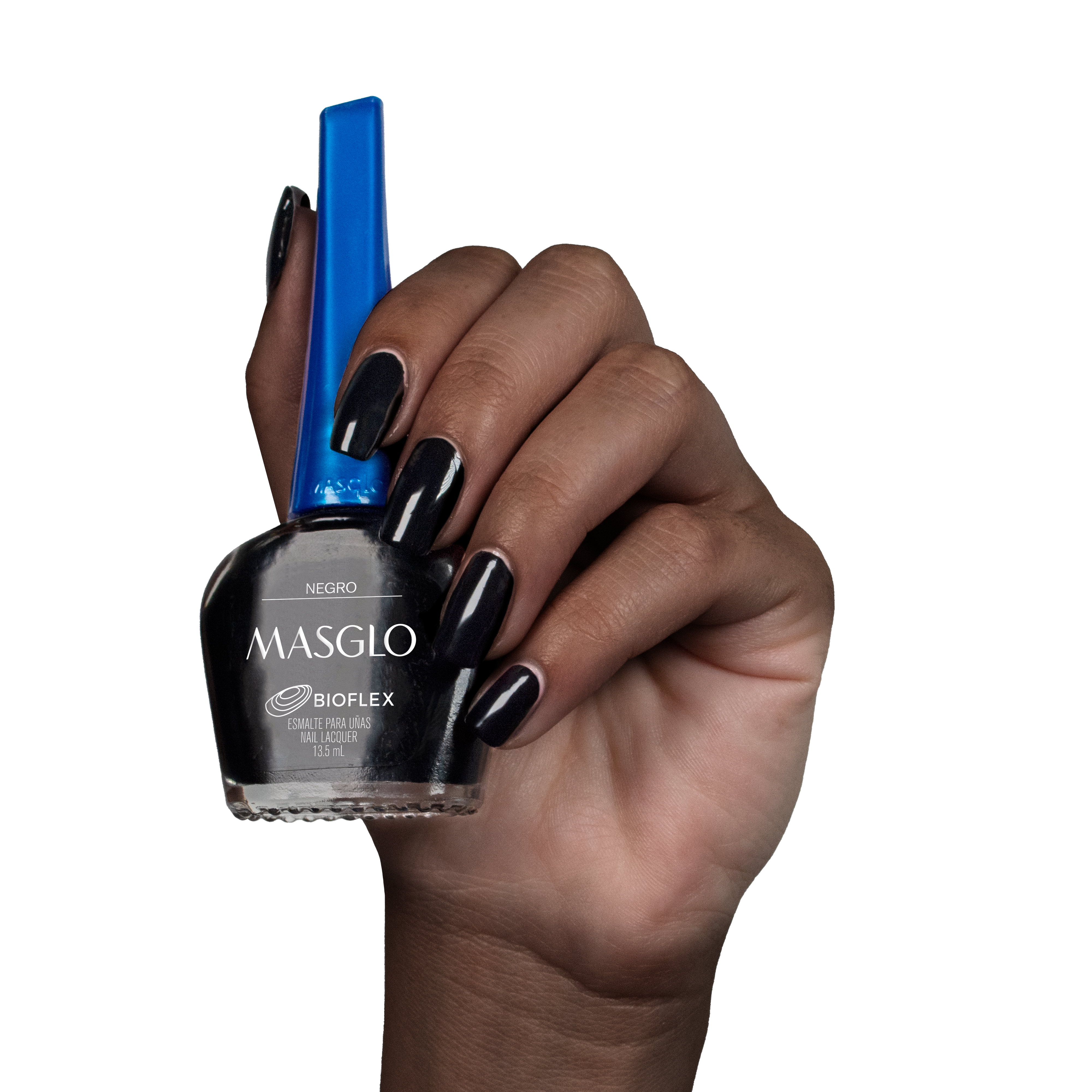 BLACK - MASGLO CREAMY TRADITIONAL ENAMEL 13.5 ML - BLACK RANGE