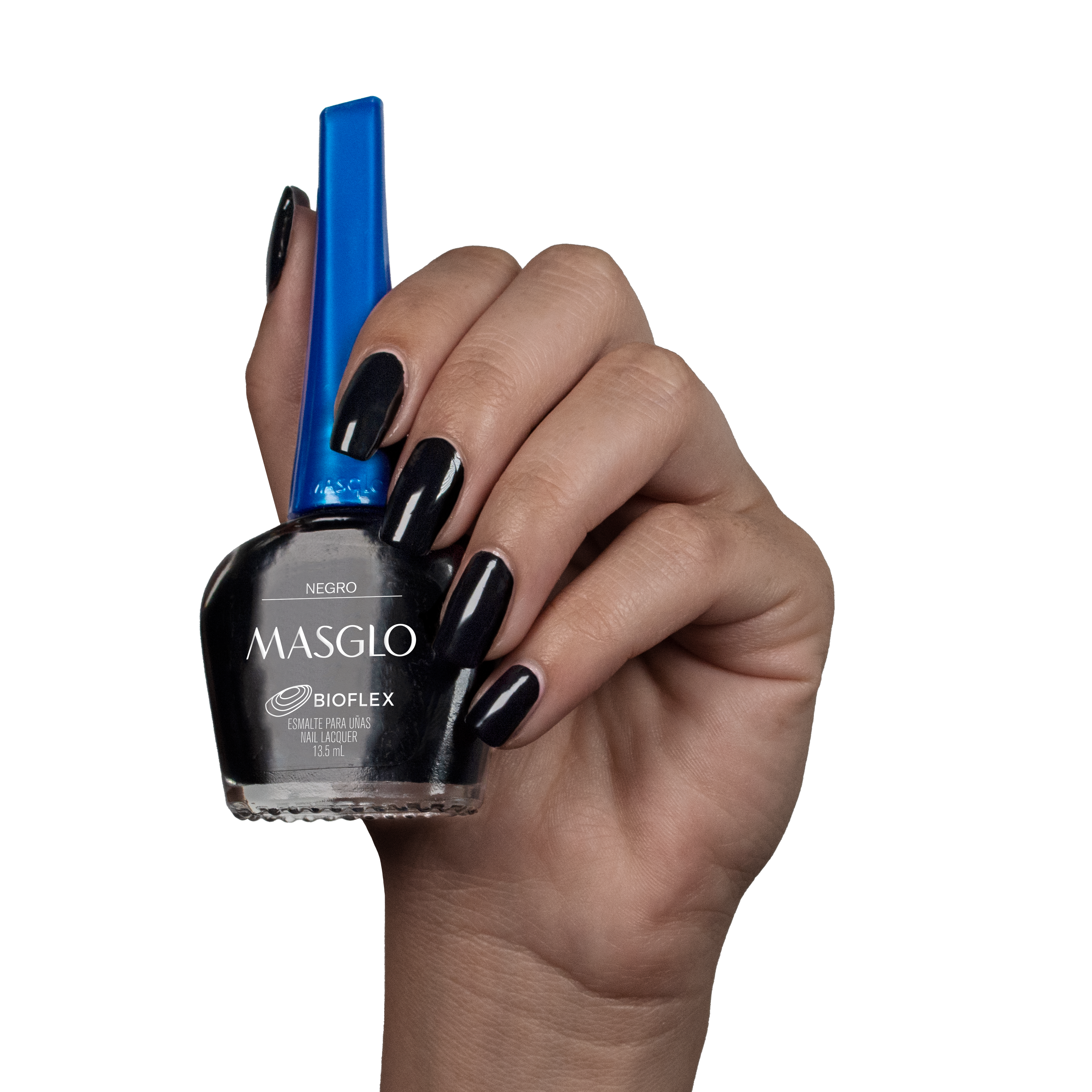 BLACK - MASGLO CREAMY TRADITIONAL ENAMEL 13.5 ML - BLACK RANGE