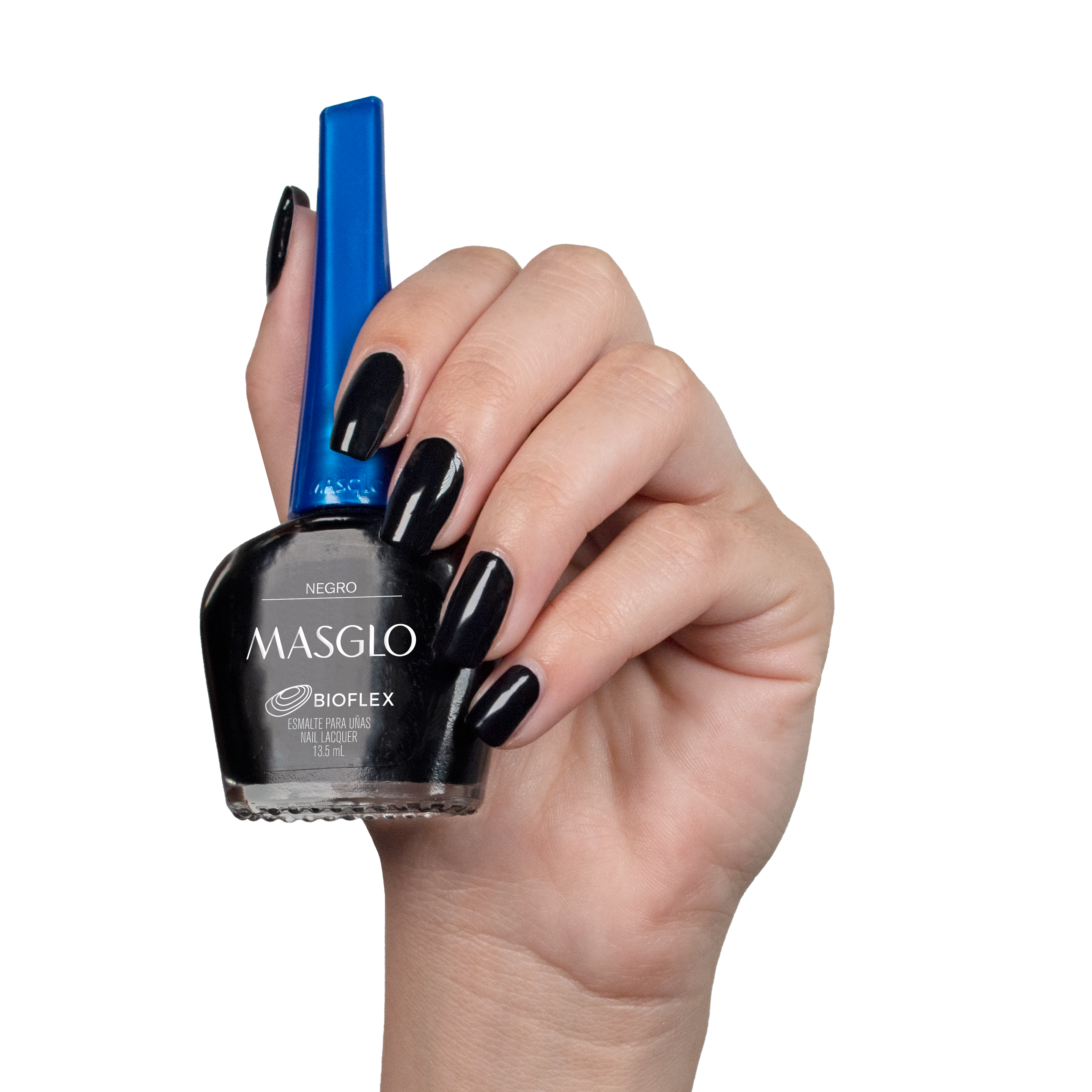 BLACK - MASGLO CREAMY TRADITIONAL ENAMEL 13.5 ML - BLACK RANGE