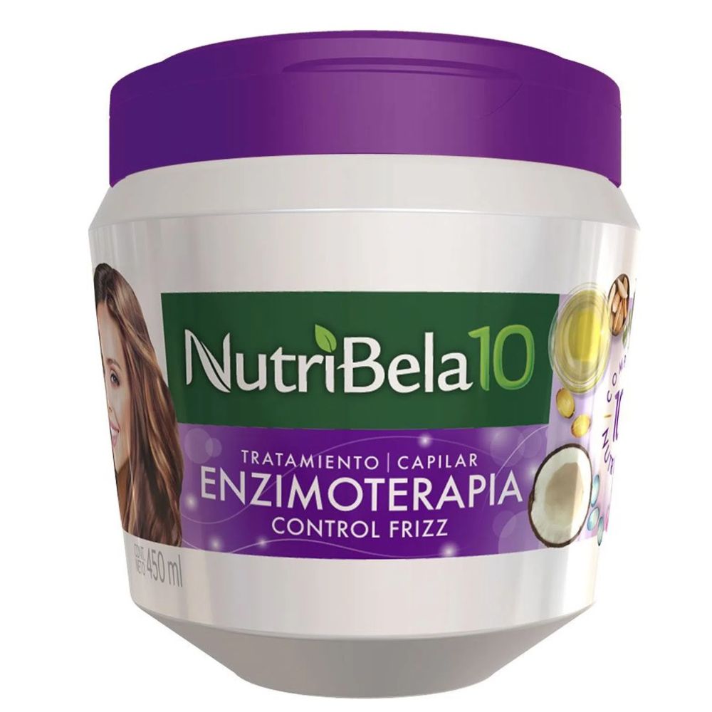 Nutribela 10 tratamiento Enzimoterapia 450ml (16.8 Fl Oz)