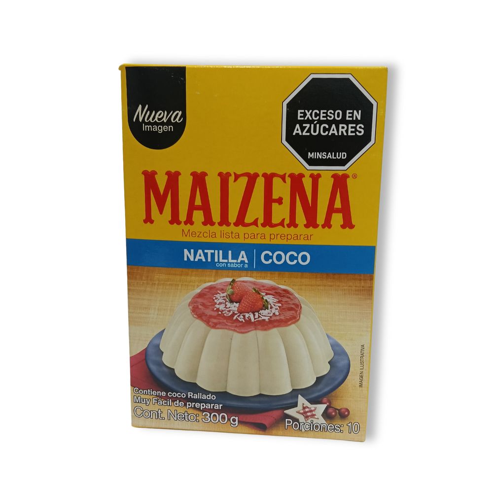 Natilla Maizena Sabor a Coco 300gr