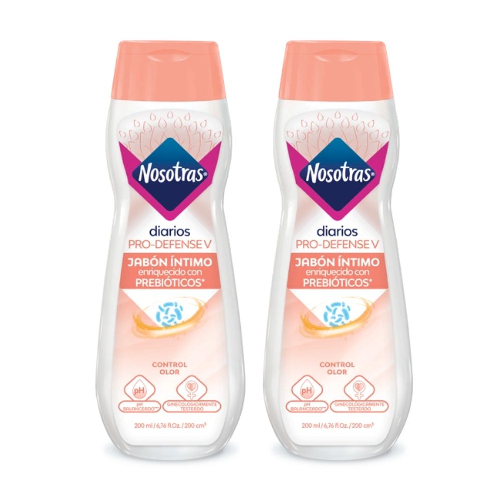 NOSOTRAS Jabon intimo para mujeres 200 ml (2 Pack)