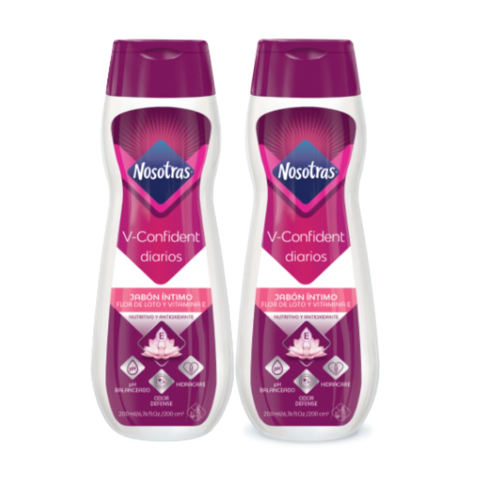 NOSOTRAS Jabon intimo para mujeres 200 ml (2 Pack)