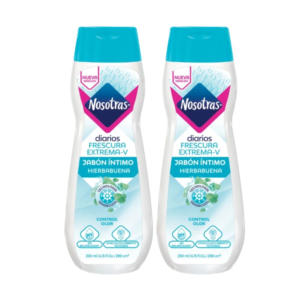 NOSOTRAS Jabon intimo para mujeres 200 ml (2 Pack)