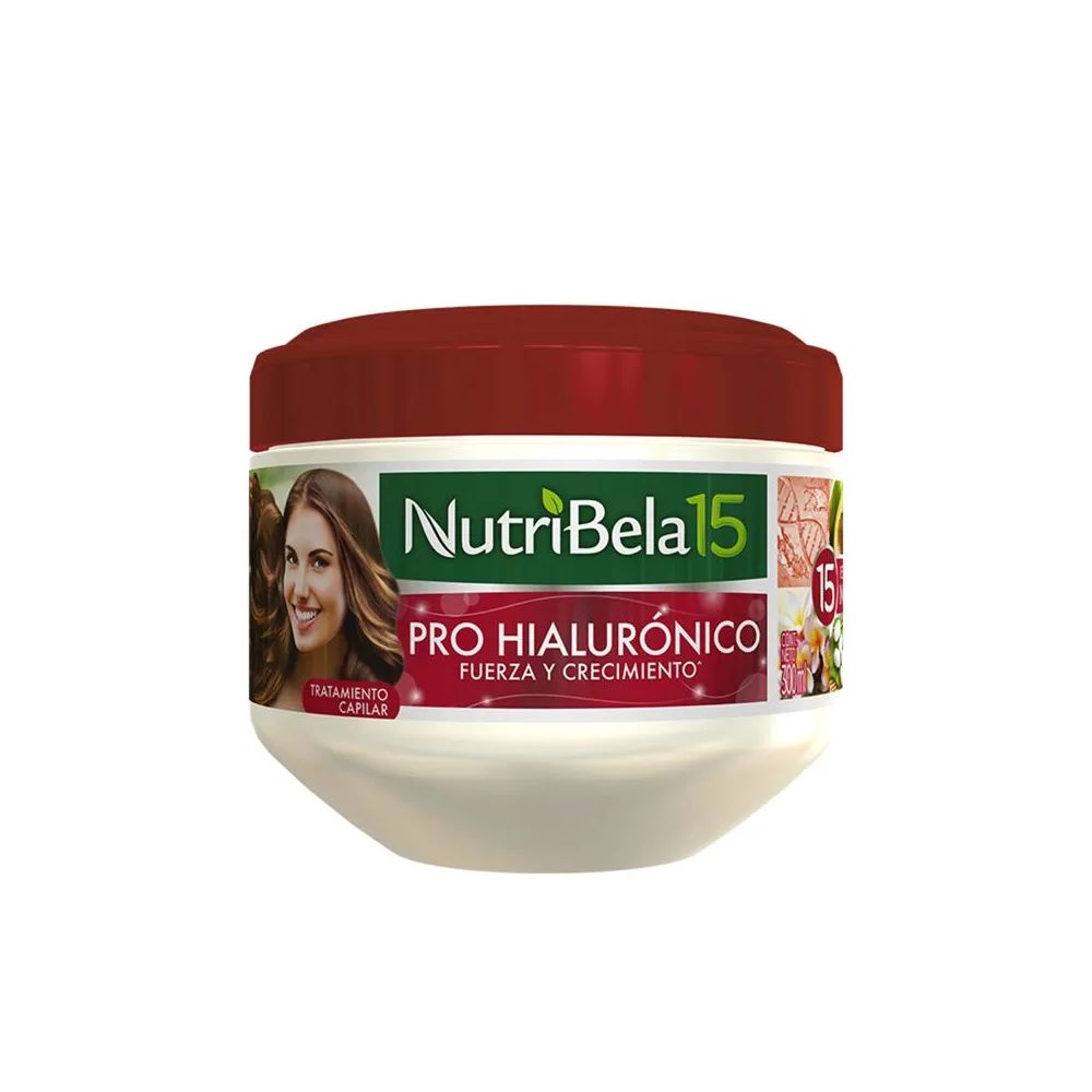 Nutribela 15 Pro Hialuronico Shampoo 400mL + Acondicionador 400mL + Tratamiento 300mL (3 Pack)