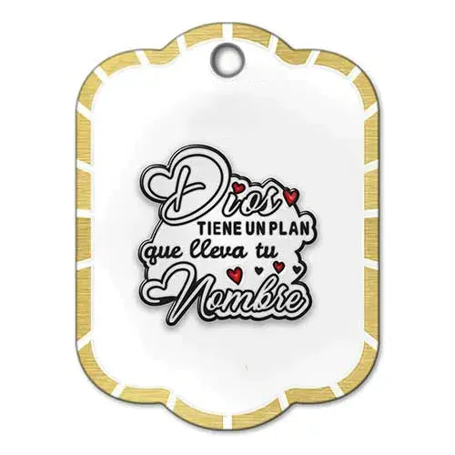 Pin metalico Dios tiene un plan que lleva tu nombre OA-02