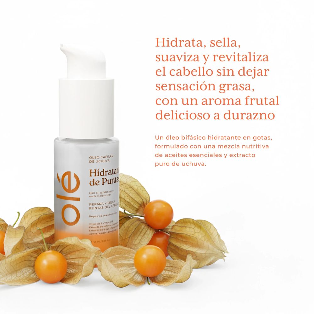 Ole Capilar Oleo Frutal Bifasico De Uchuva 55ml