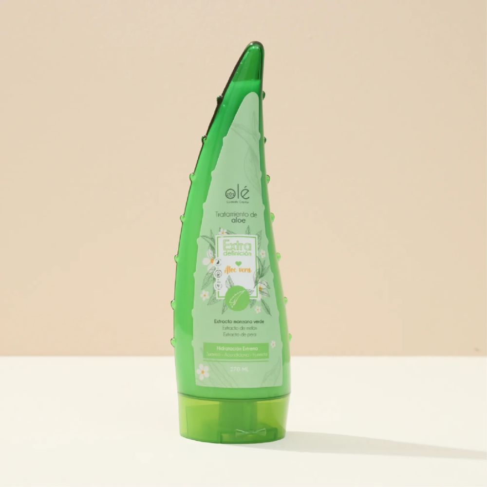 Ole Capilar Gel Fluido de Aloe Vera Para Rizos 270ml