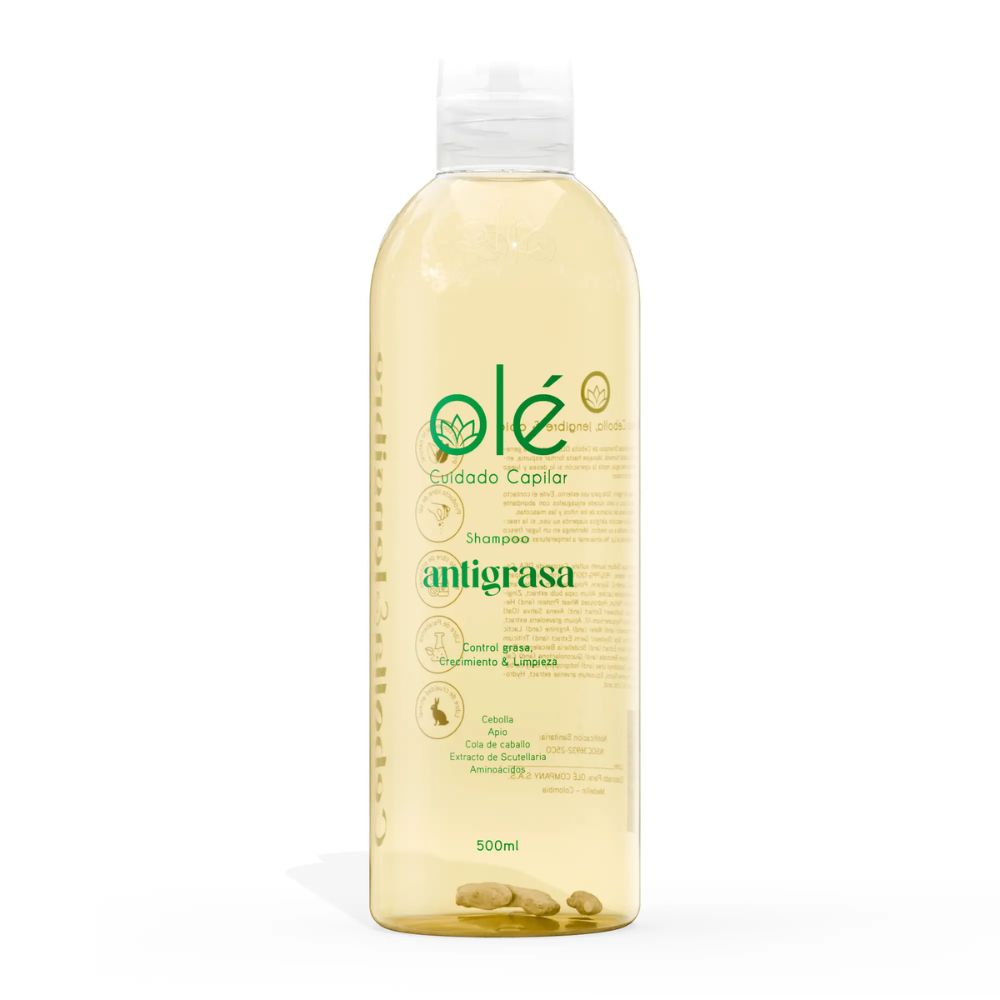 Ole Capilar Shampoo antigrasa cebolla & jengibre 500ml