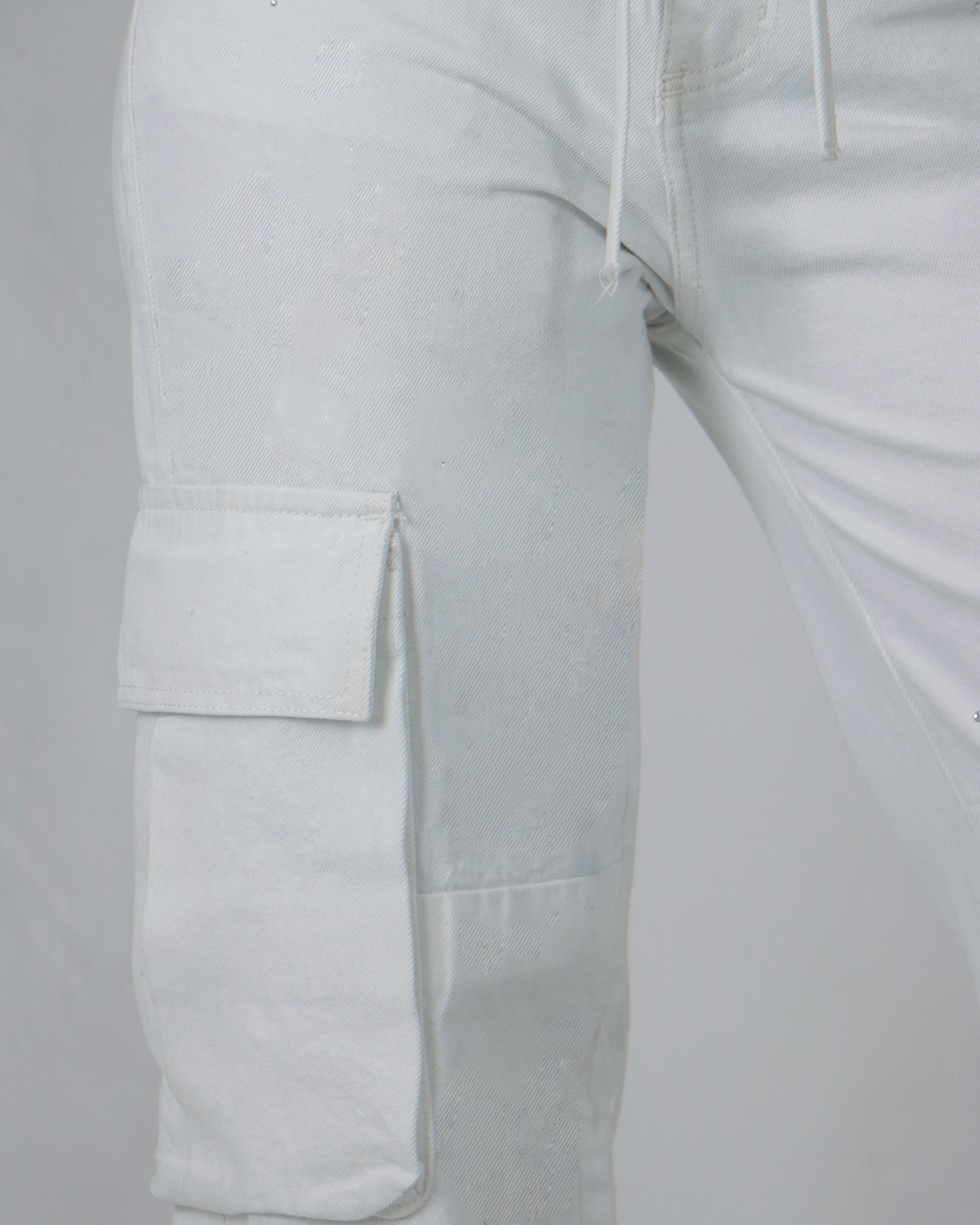 Joy Staz Colombian Jeans Butt-Lifting Cargo Wide-Leg Jeans with Adjustable Tie REF. 715054