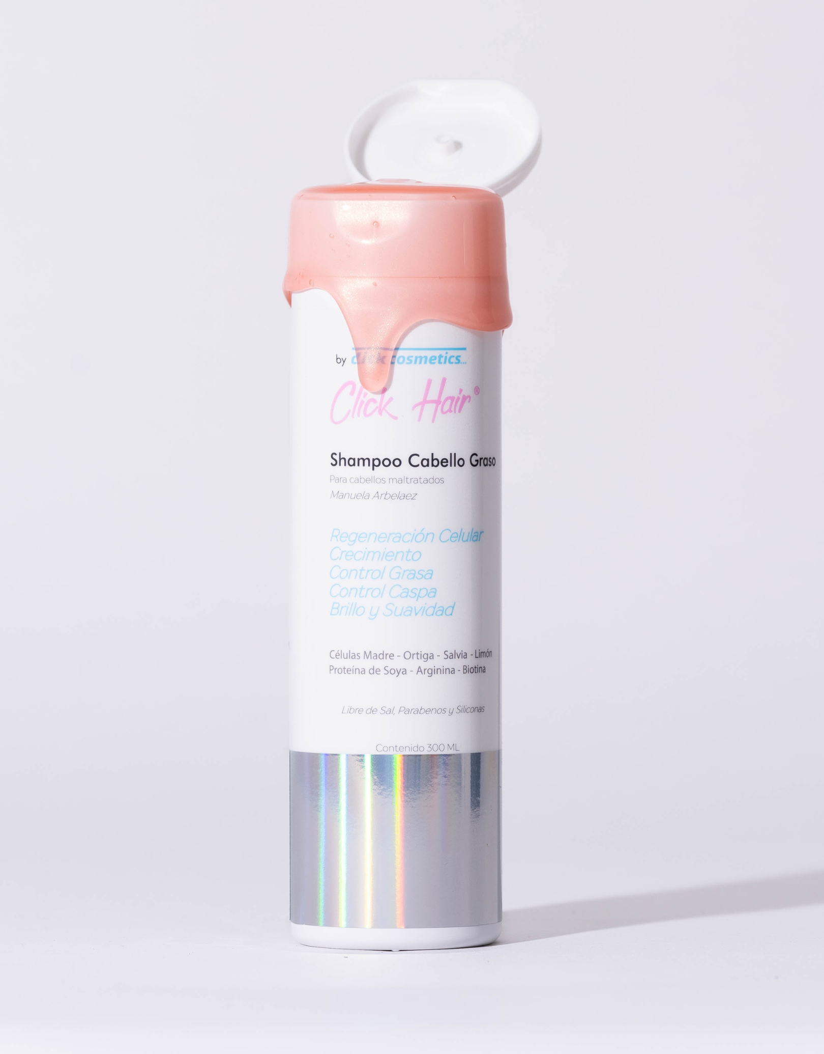 Click Hair Shampoo de Aji Para Cabello Graso - Shampoo cabello graso Click Hair 300ml