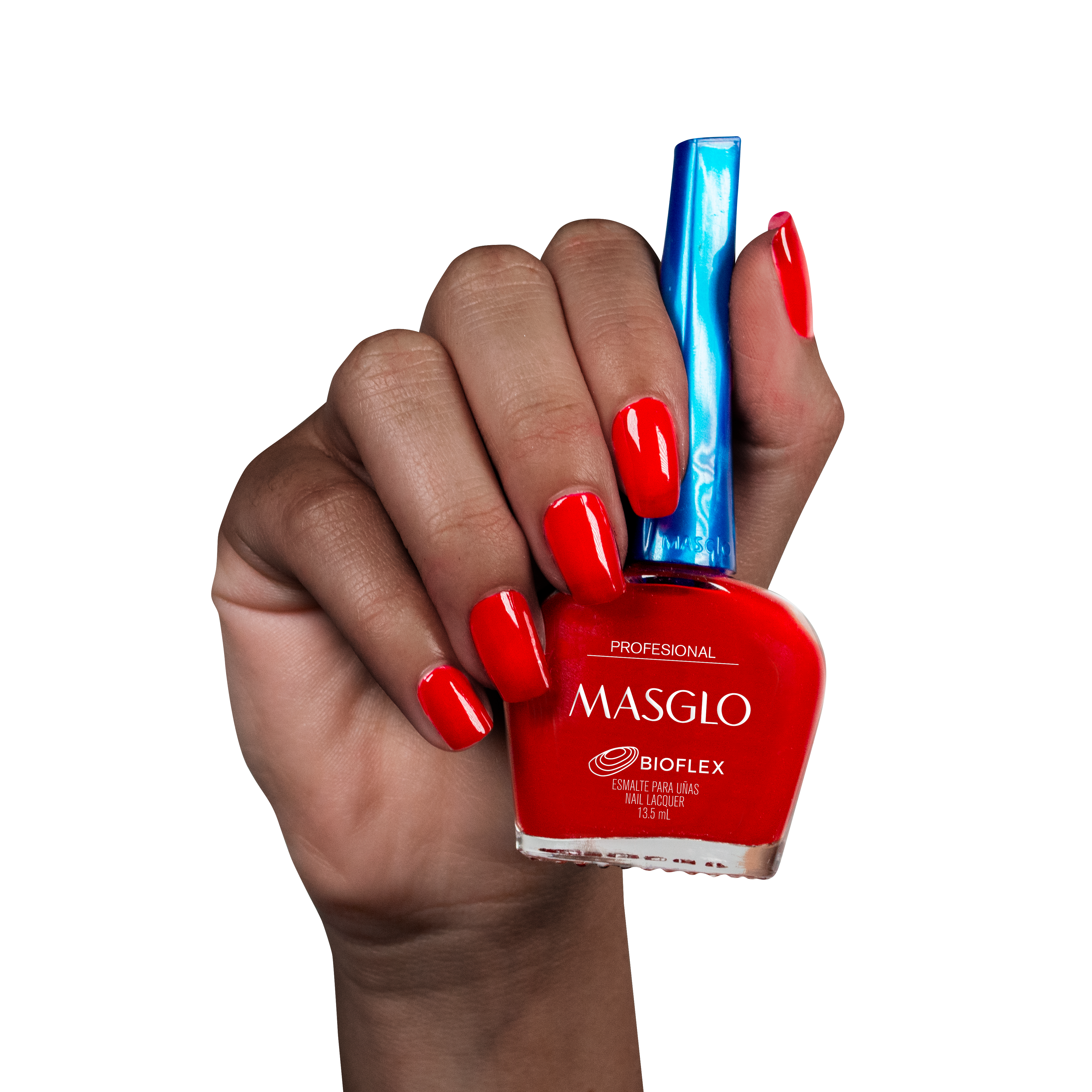 PROFESIONAL - ESMALTE TRADICIONAL CREMOSO MASGLO 13,5 ML - GAMA ROJO