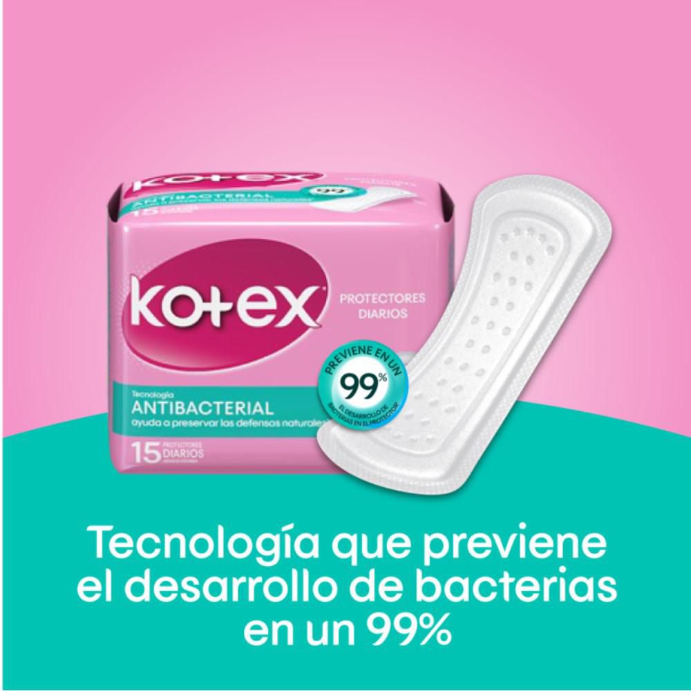 Kotex Antibacterial Daily Protectors (120 units) 