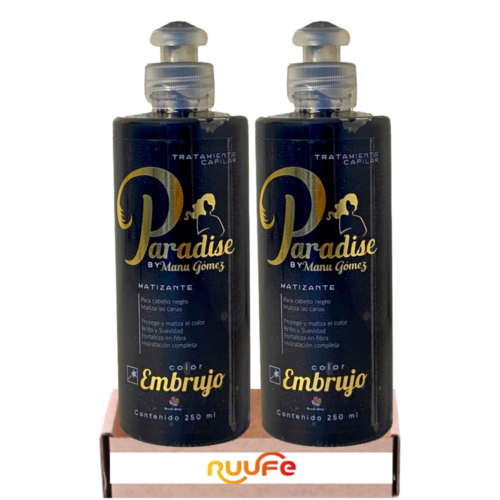 Negro Matizantes Embrujo Paradise By Manuela Gomez 250gr (2 Pack)